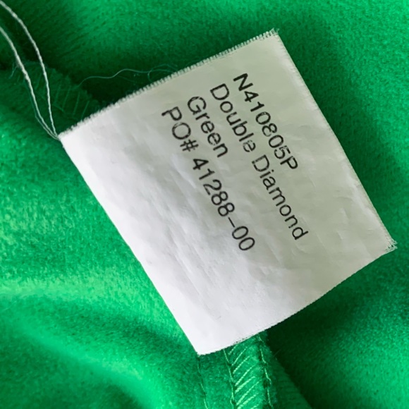 O’Neill‎ retro green zipped jacket, polyester, brown stripe, Med but runs small - Picture 7 of 12